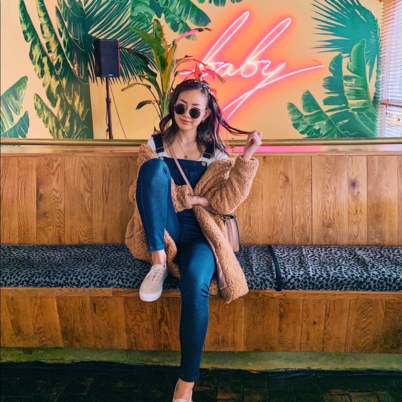 WeWoreWhat High Rise Skinny Overalls - Picture 7 of 7